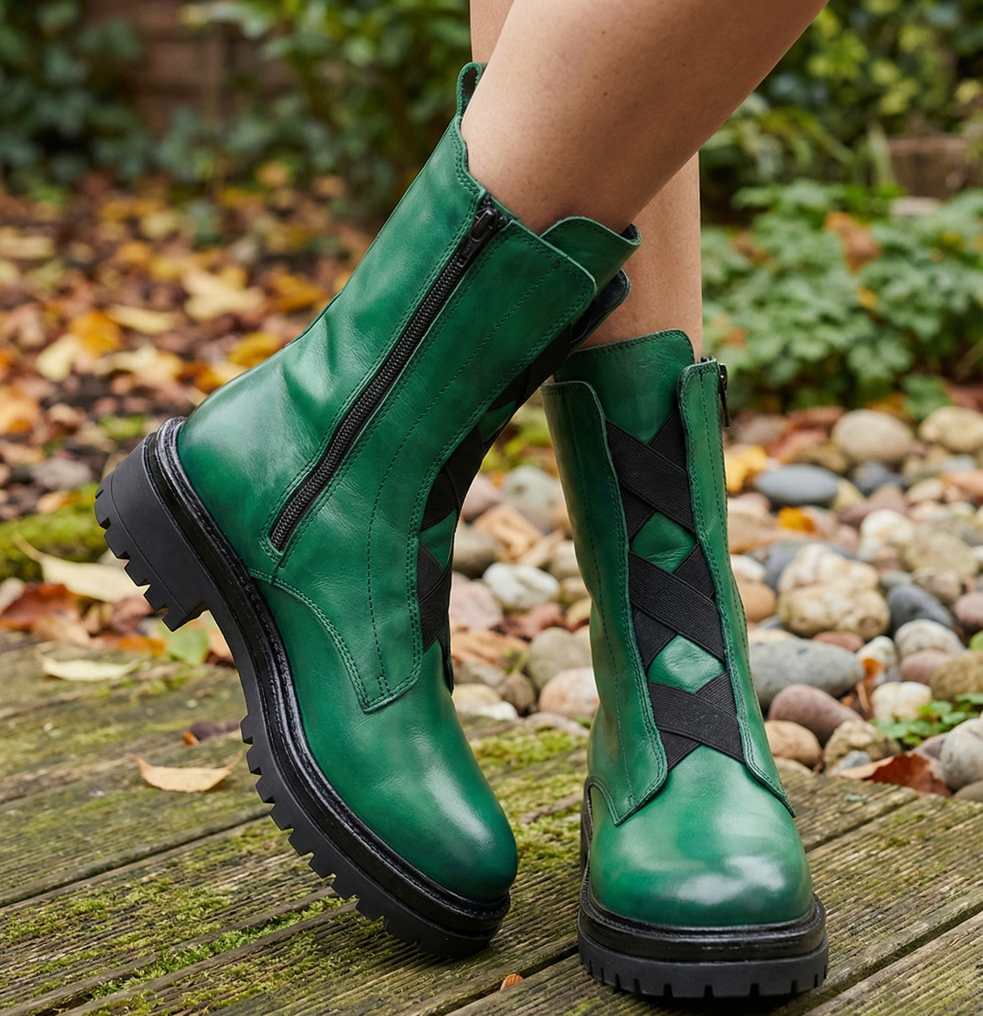 #color_Green Leather