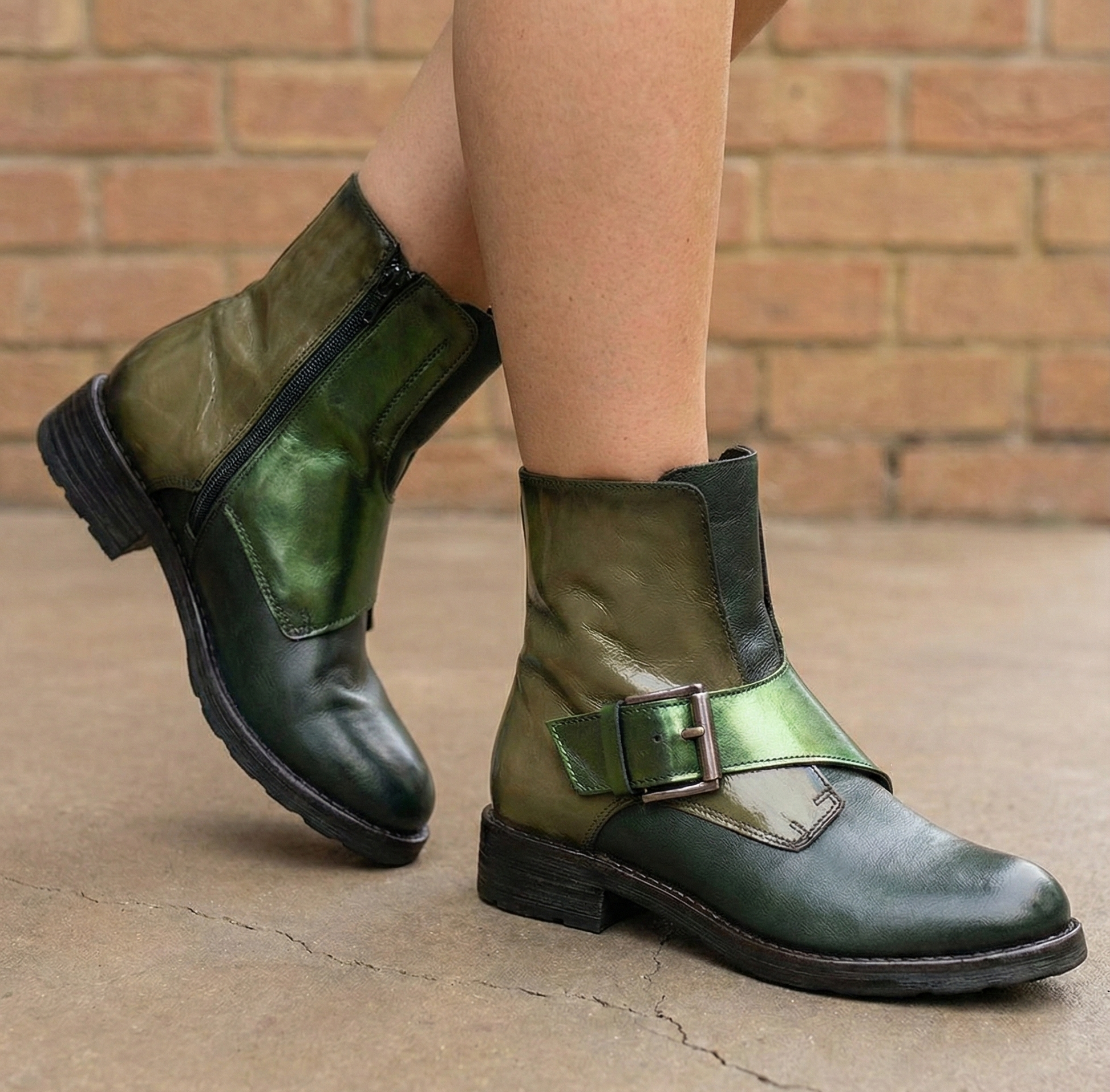 #color_Green Leather