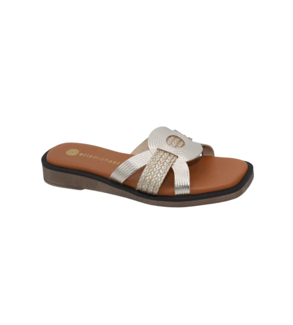 Open Box Solar Women’s Metallic Leather Sandal (Final Sale)
