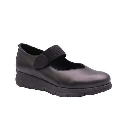 Eric Michael Marina Leather Wedge Mary Jane Comfort Shoes