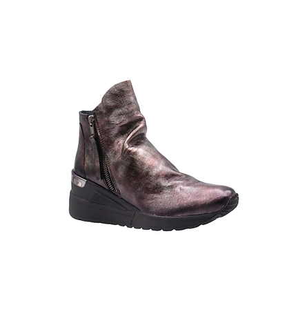 Eric Michael Nancy Leather Wedge Sneaker Bootie