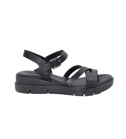 Eric Michael Nicola Leather Wedge Platform Sandal