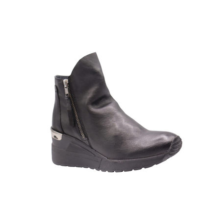Eric Michael Nancy Leather Wedge Sneaker Bootie