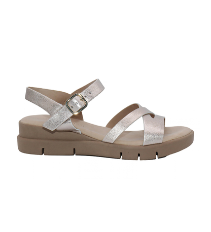 Eric Michael Nicola Leather Wedge Platform Sandal