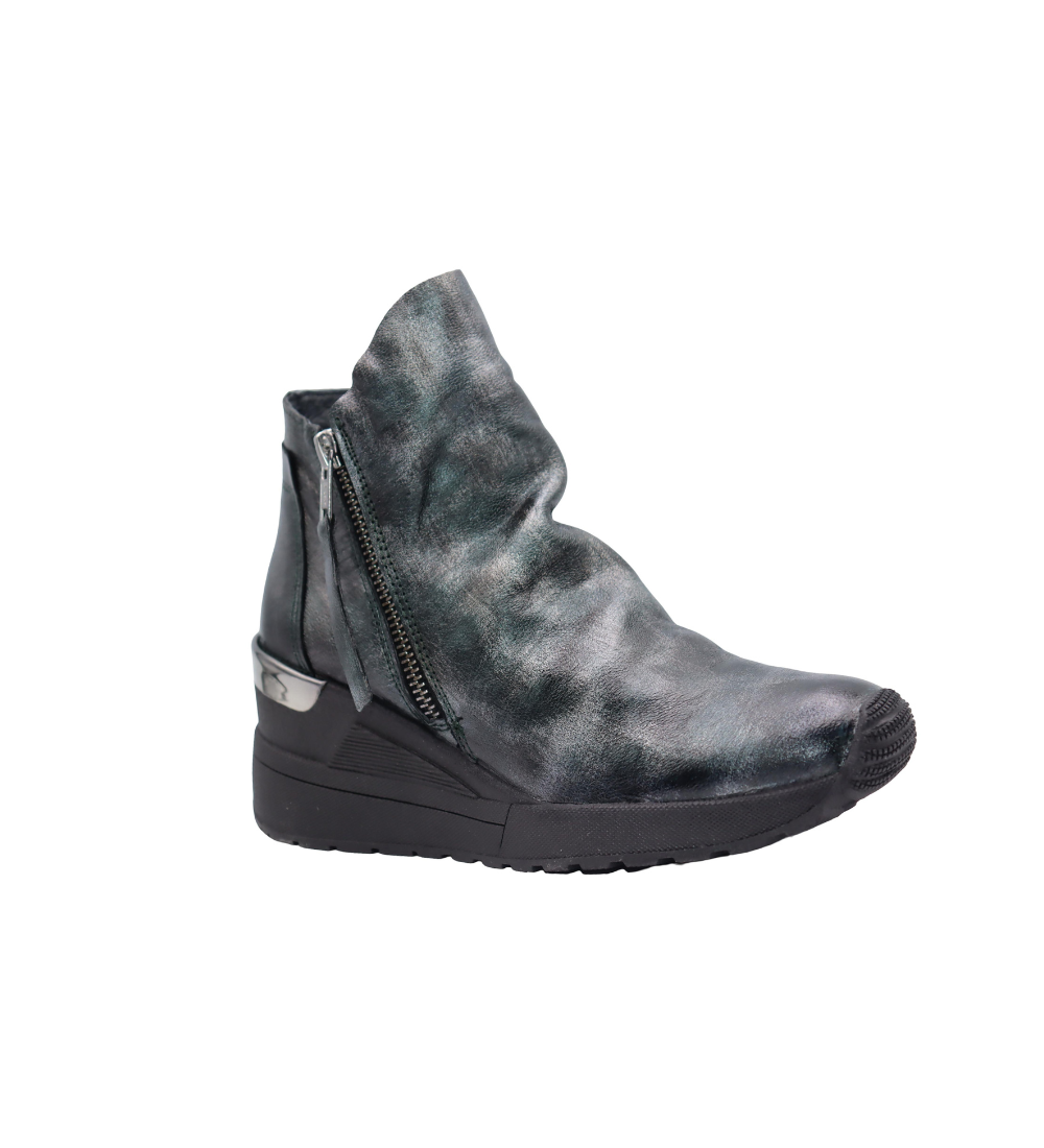 Eric Michael Nancy Leather Wedge Sneaker Bootie