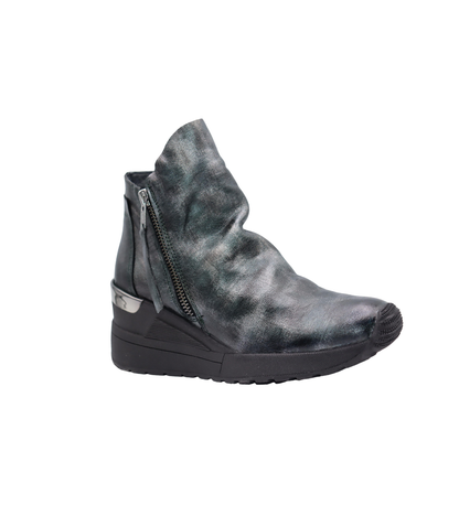 Eric Michael Nancy Leather Wedge Sneaker Bootie